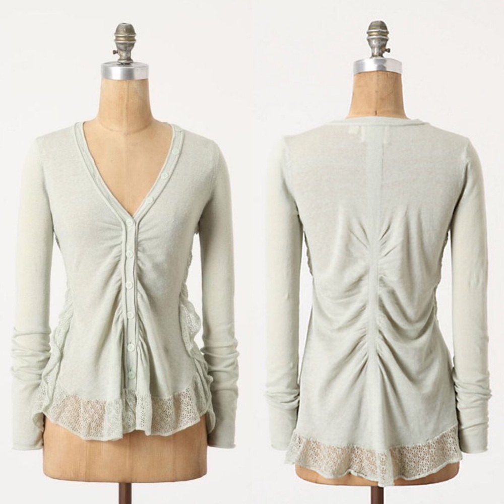 {Anthro} Rosie Neira Forever Hooked Cardigan